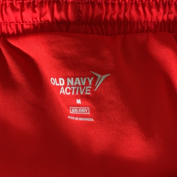 Old Navy Shorts Old Navy Red Athletic Shirt Sz Medium Poshmark